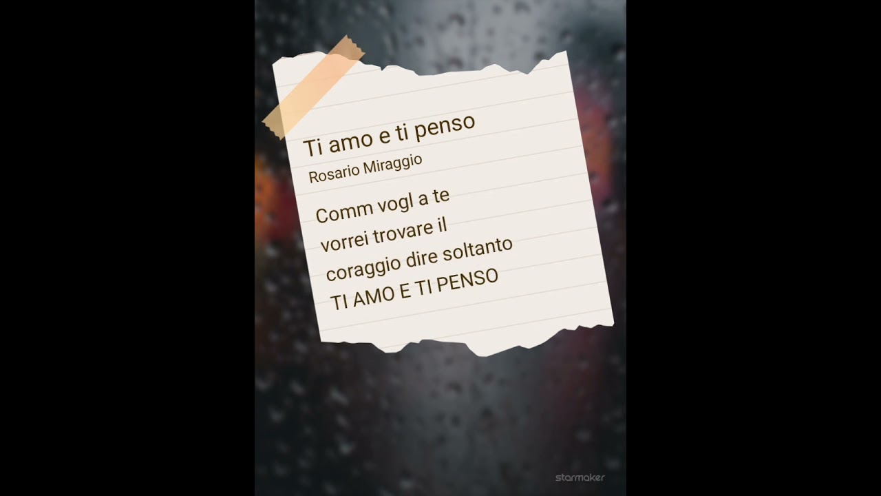 GPetito cover Ti Amo e Ti Penso