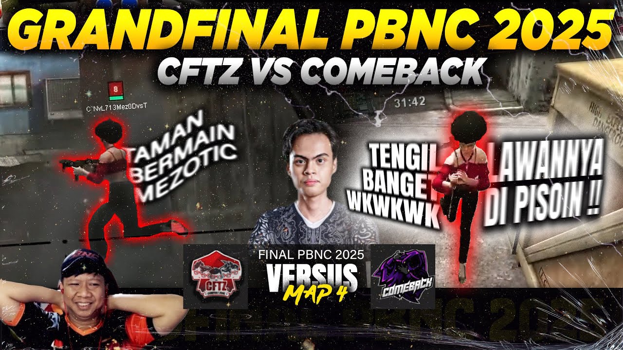 NGERIII PARAHH !! FINAL PALING MENCEKAM LAWANNYA DIAYAMIN !! MAP 4 - PBNC2025