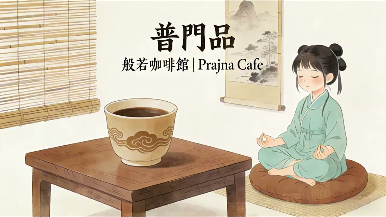 《普門品》× Neo-Soul Lofi 🎵｜指彈吉他與電鋼琴的絲滑律動｜陪你深夜工作、專注讀書、正念靜心｜般若咖啡館 Prajna Cafe 質感佛樂 1H 合輯