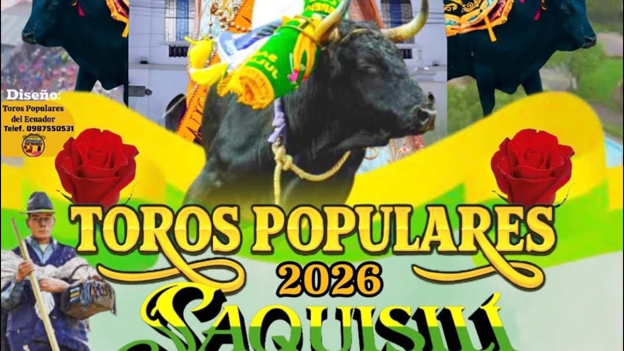 SAQUISILI 20/26 PILAS MI GENTE  CON EL FAMOSO TORO DIABLO