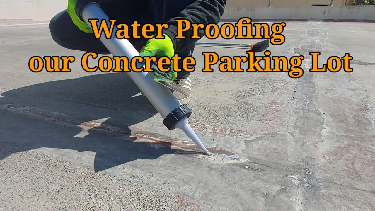 Water Proofing our Concrete Parking Lot|that'slifeandadventures #constraction #cypruslife #ofw