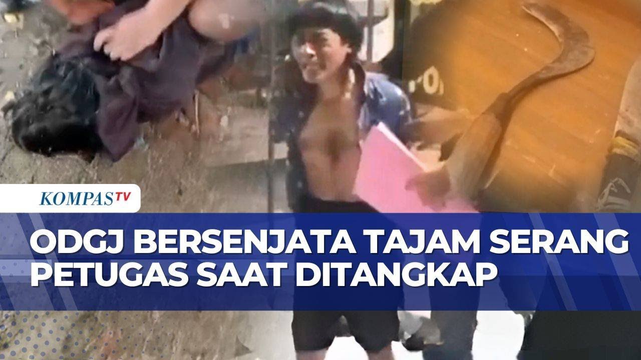 ODGJ Bersenjata Tajam Ngamuk, Lukai Petugas Saat Penangkapan | BERUT