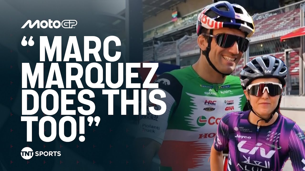 Johann Zarco meets Amber Pate 🤝 Cycling helping with MotoGP, 17 years racing & MORE! 🤩