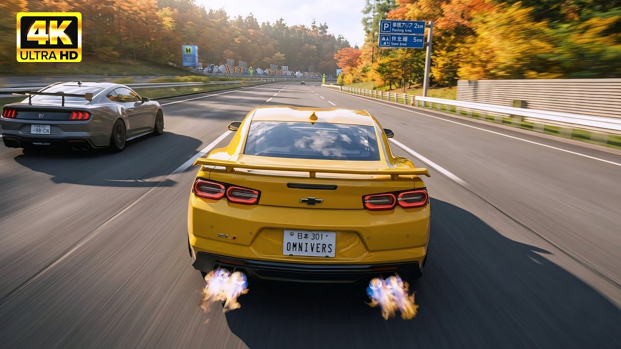 Forza Horizon 6 NEW 2024 Chevrolet Camaro ZL1 vs Modern Muscle on The Colossus Highway