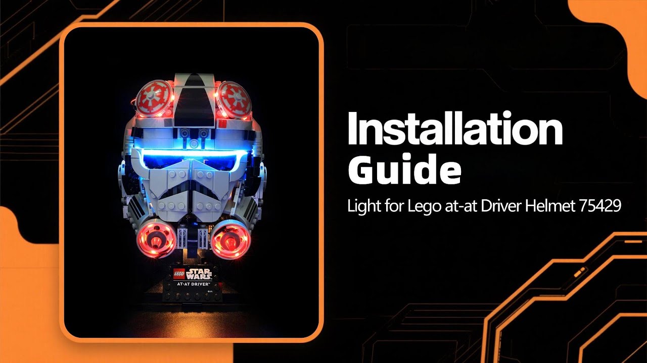Light Kit For LEGO 75429 at-at Driver Helmet