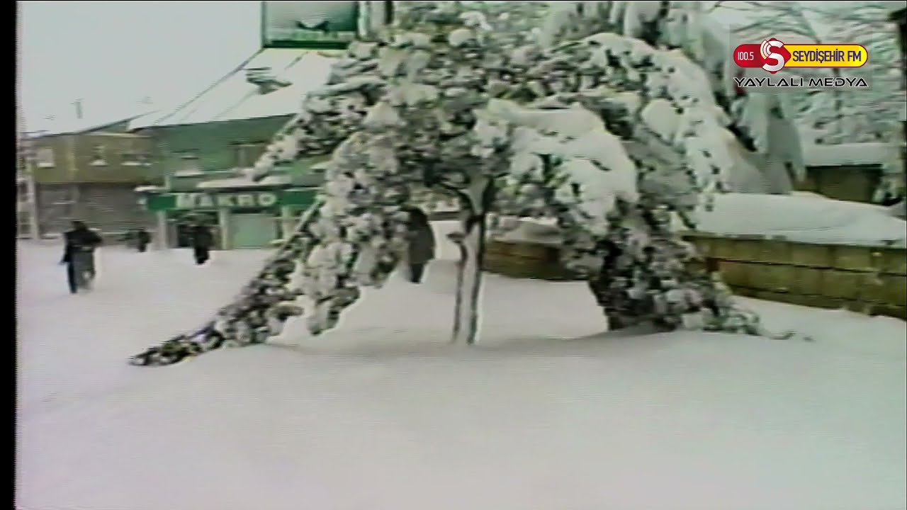 1996 Nisan Ayında Seydişehir'e Kar Yağmıştı Hatırlıyor musunuz