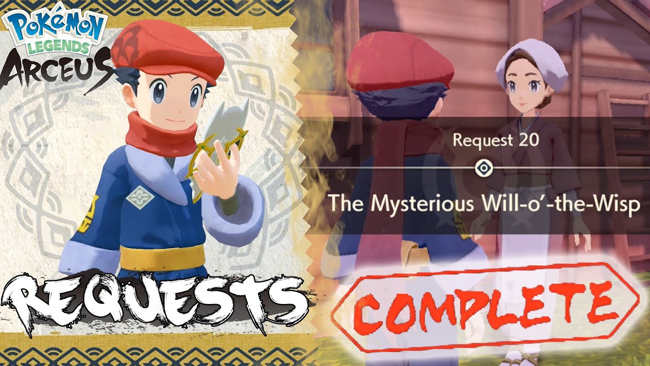 Pokemon Legends Arceus Request 20 Walkthrough 