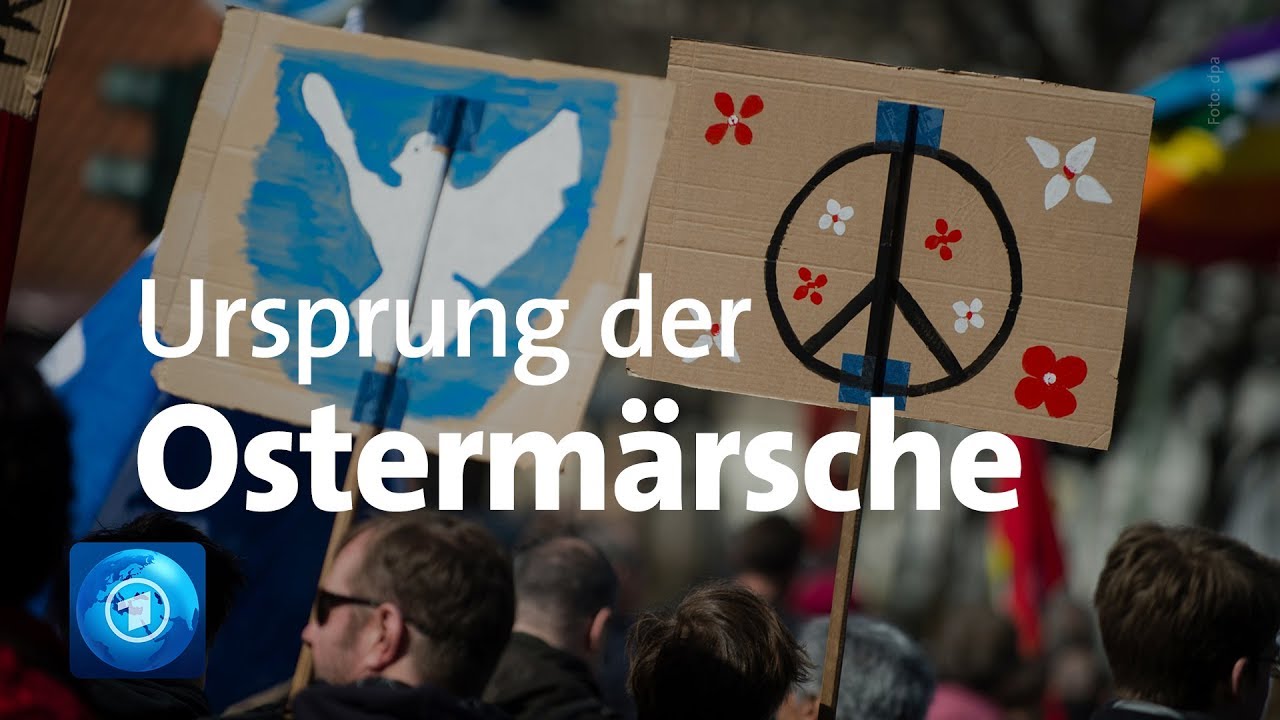 Demos der Friedensbewegung seit über 60 Jahren