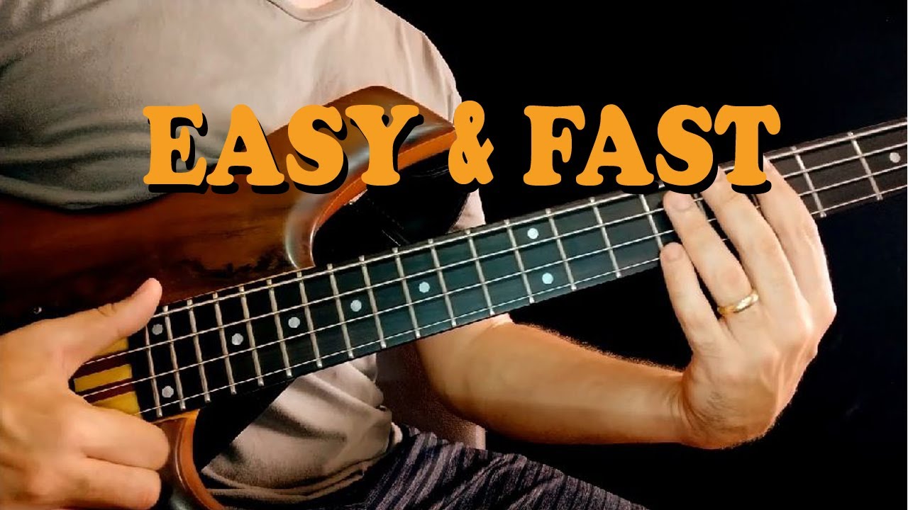 LEARN THOSE TRIPLETS IN 2 MIN /// Slap Bass Lesson