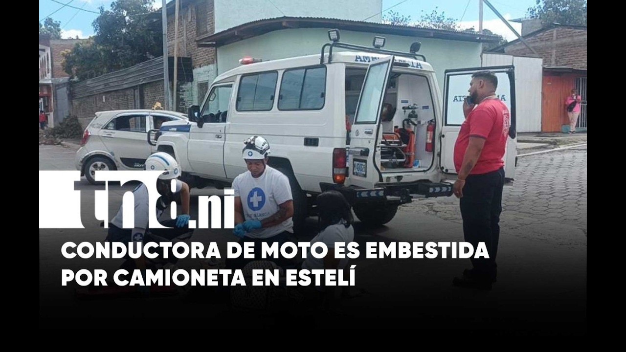 Camioneta que circulaba contra la vía impacta a una joven en Estelí