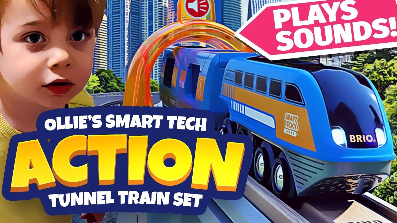 Smart Tech Sound Action Tunnel Travel Set [BRIO Trains]