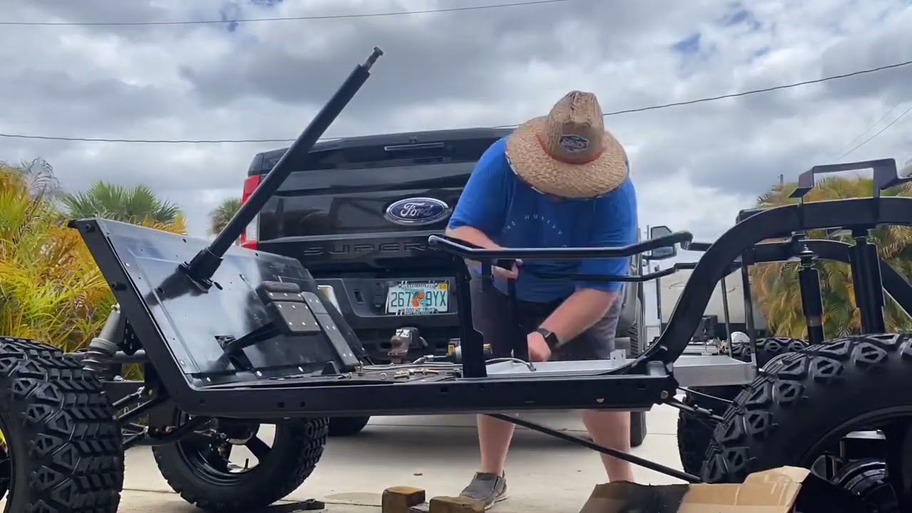EZ-GO txt golf cart build from frame up