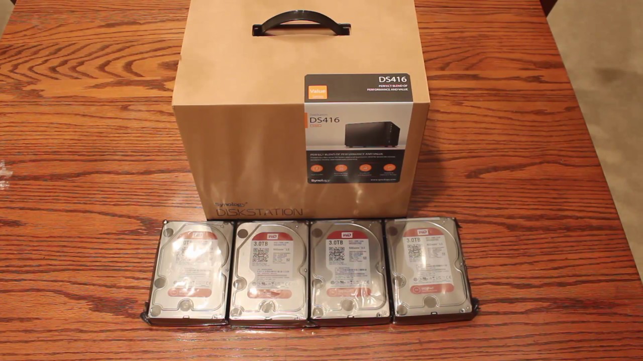 DS416 unboxing and initial DSM configuration guide