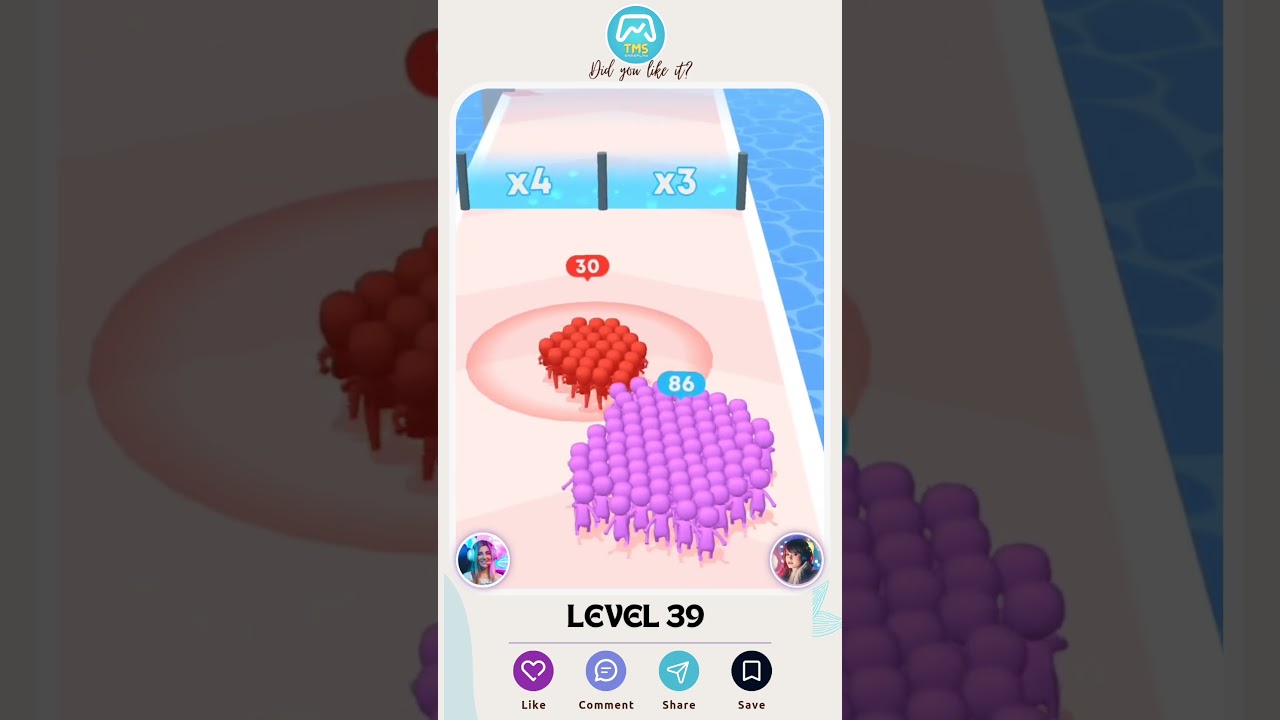 Casual games for Android : Count Master Crowd Runner 39 : #shorts #trending #trendingshorts