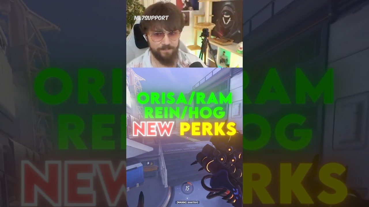 ALL NEW 🛡 TANK 🛡 PERKS (Part 2 w/ Orisa Ramattra Reinhardt Roadhog) #Overwatch2