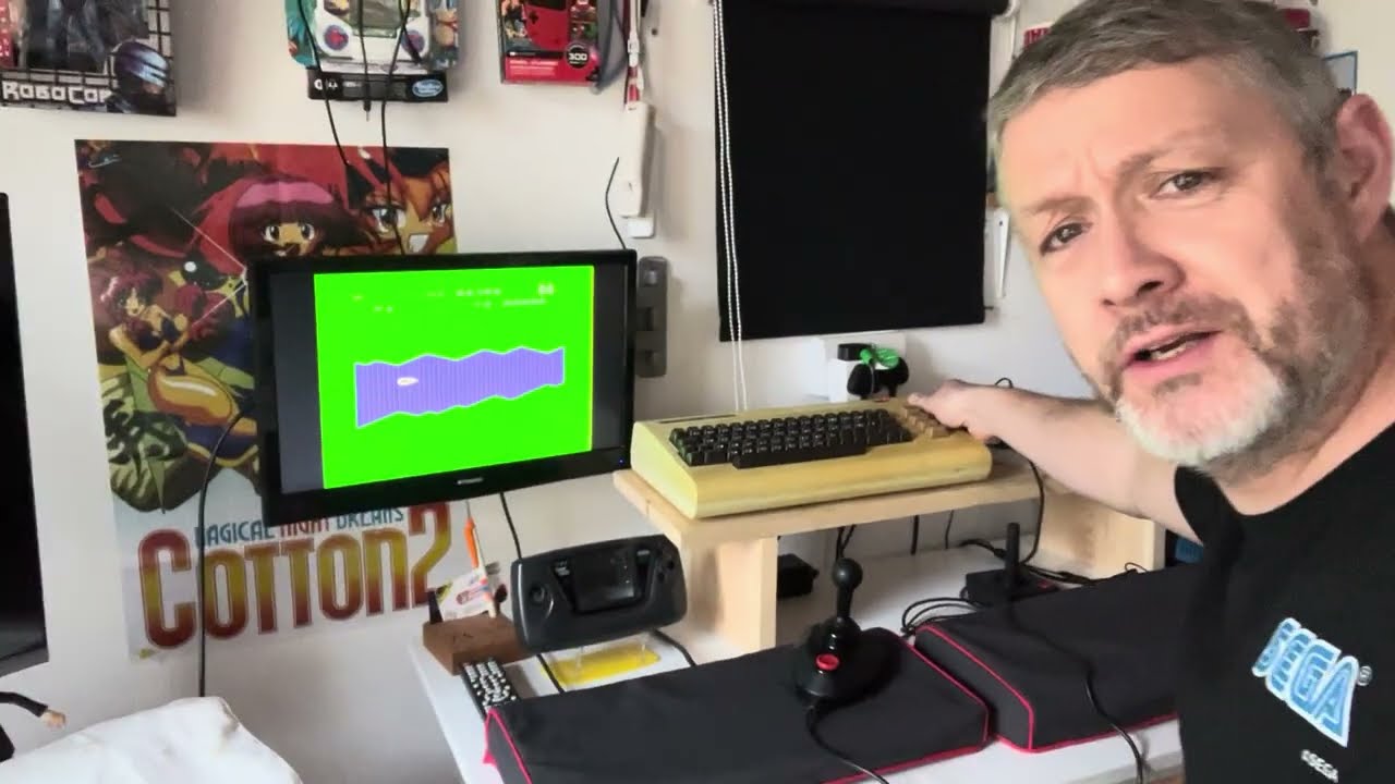 Геймплей игры River Rescue на Commodore VIC 20.