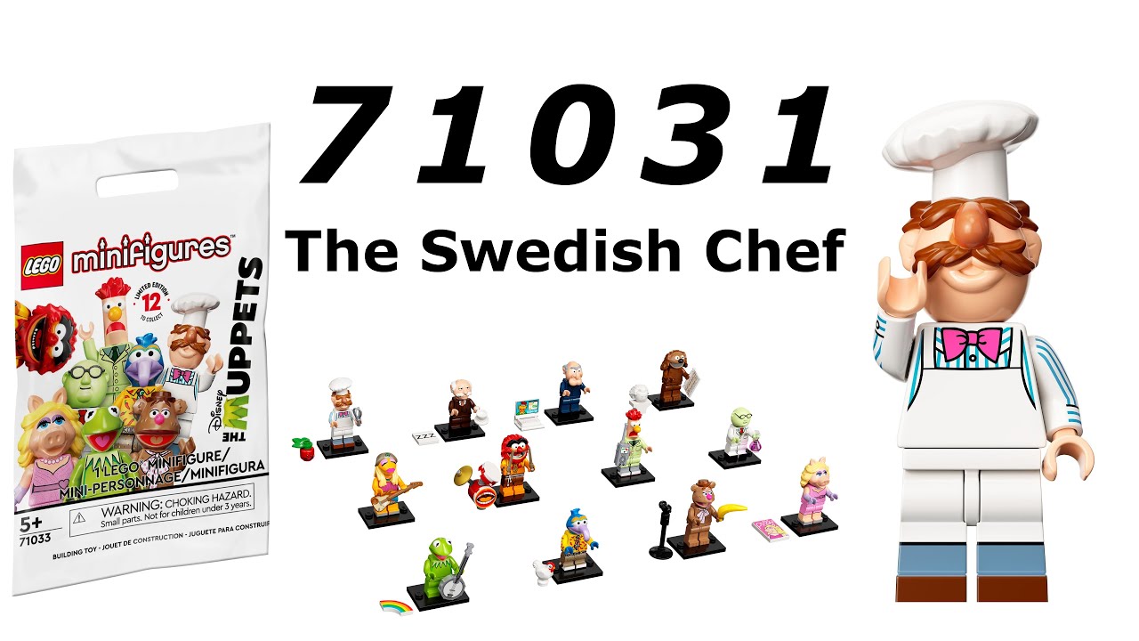LEGO Minifigure 71033 The Swedish Chef Collectable Minifigures  - The Muppets Series