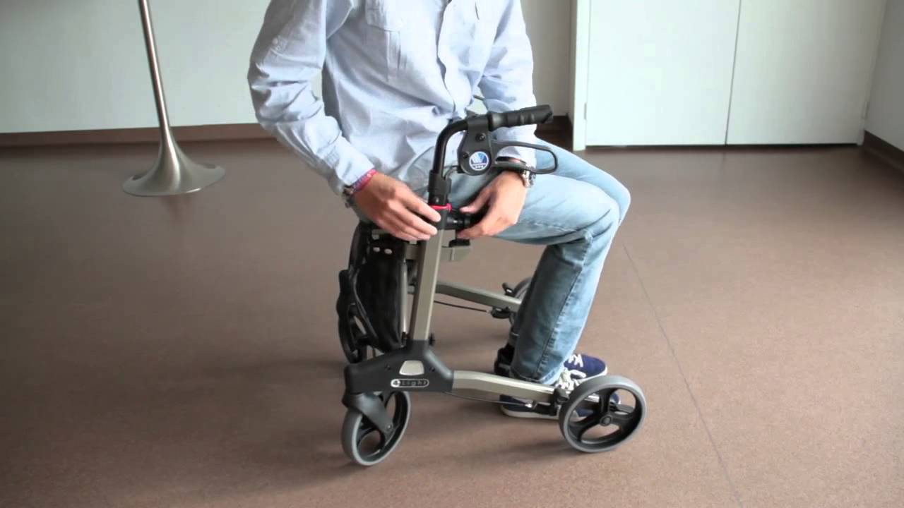 Déambulateur 4 roues compact et léger 4-light - faciliter les déplacements PMR