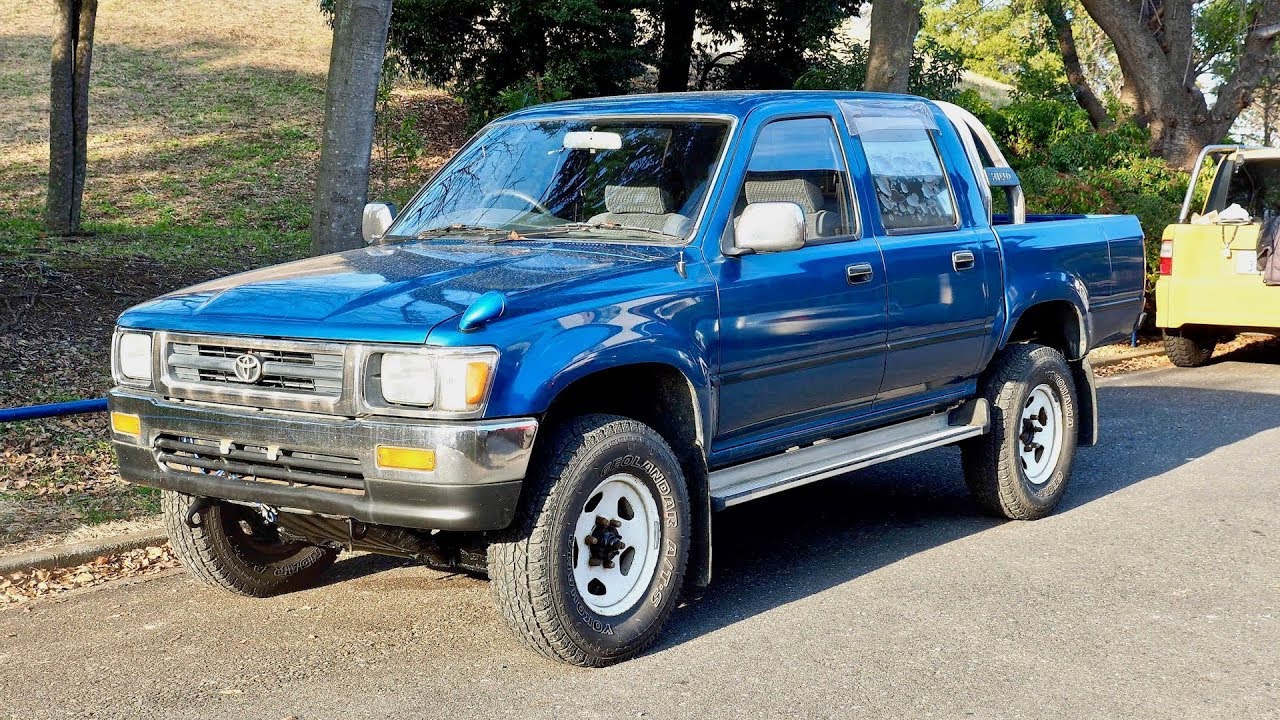 1994 Toyota Hilux Double Cab Pickup Diesel 4x4 5-speed (USA Import) Japan Auction Purchase Review
