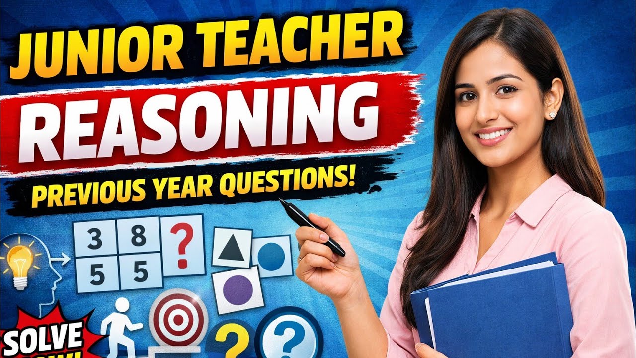 Junior Teacher | Reasoning Previous Year Questions | Alpha Series | Class 1