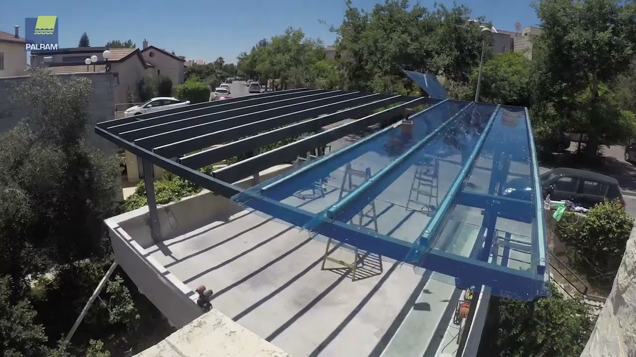 EZ Glaze&trade; Car Park Canopy Installation Time Lapse