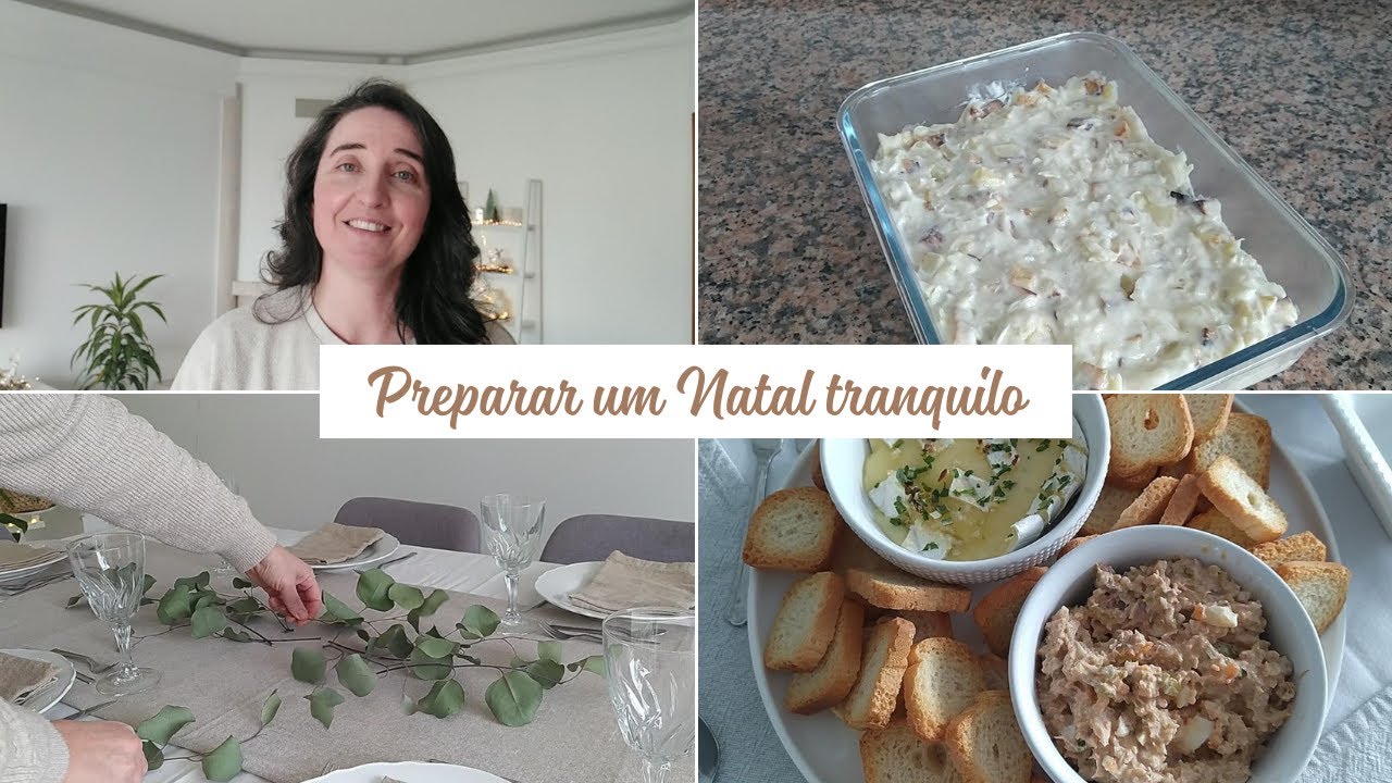 O QUE JÁ ADIANTEI PARA TER UM NATAL TRANQUILO | IDEIAS PARA A CEIA |DECORAÇÃO DA MESA DE NATAL #ceia