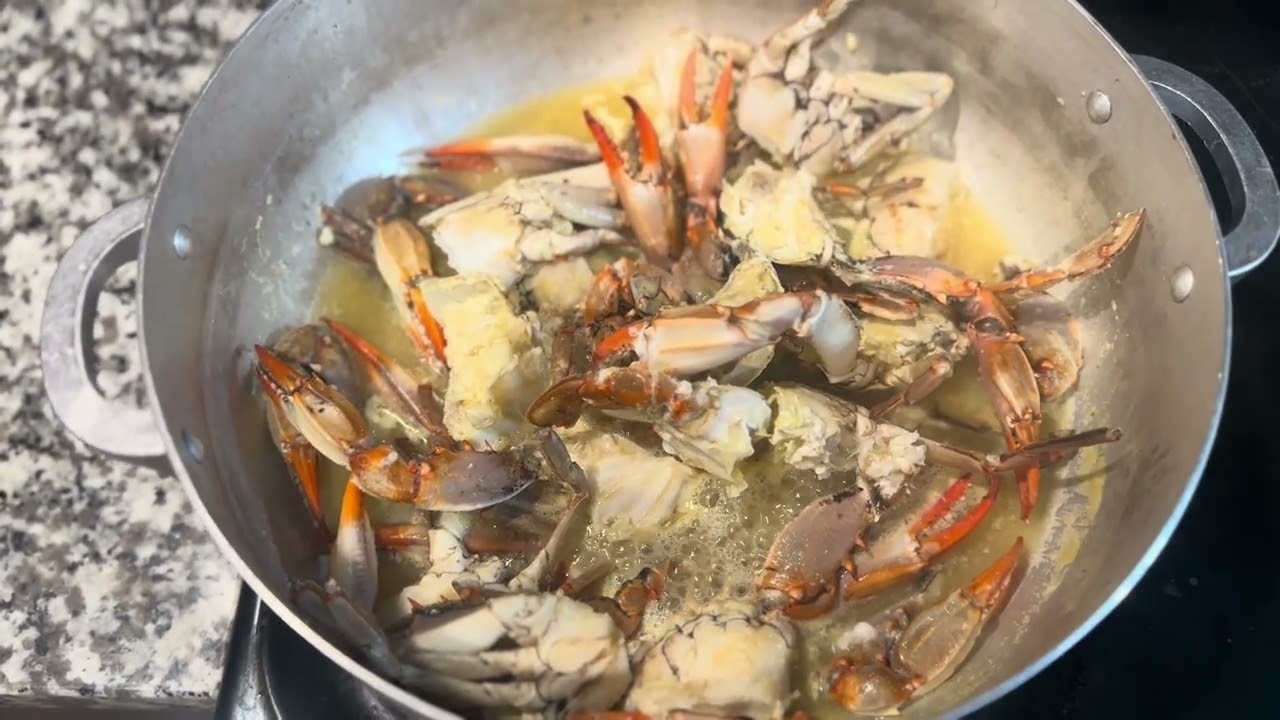 How to make Liberian crab BBQ 
