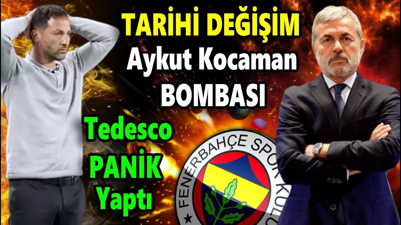 Hoca düştü Aykut Kocaman getirdi! F.Bahçe'de TARİHİ Değişim..