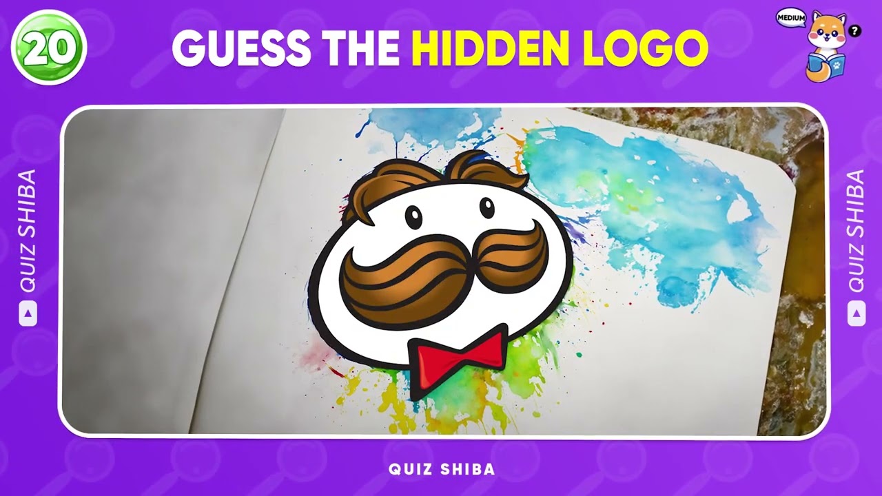 Devinez le LOGO cach&eacute; par PICTURE ✅🍟🍔 Niveaux Facile, Moyen, Difficile | Quiz sur les logos |