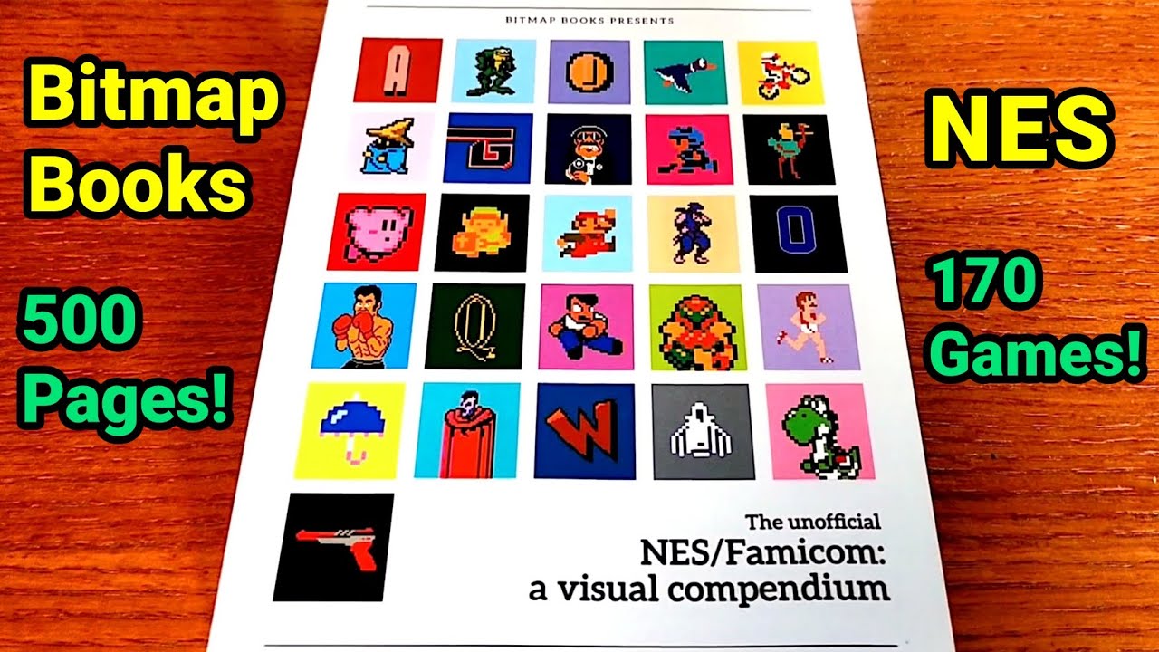 NES Nintendo / Famicom Classic Video Games Visual Compendium 500 Pages by Bitmap Books Review! 🕹️