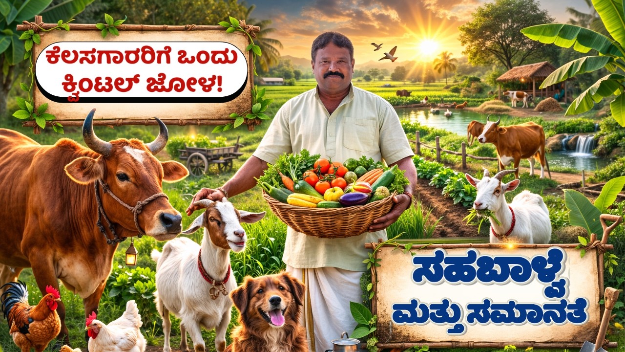 ಸಹಬಾಳ್ವೆ ಹಾಗೂ ಸಮಾನತೆ ಈ ರೈತರ ಆದ್ಯತೆ !
