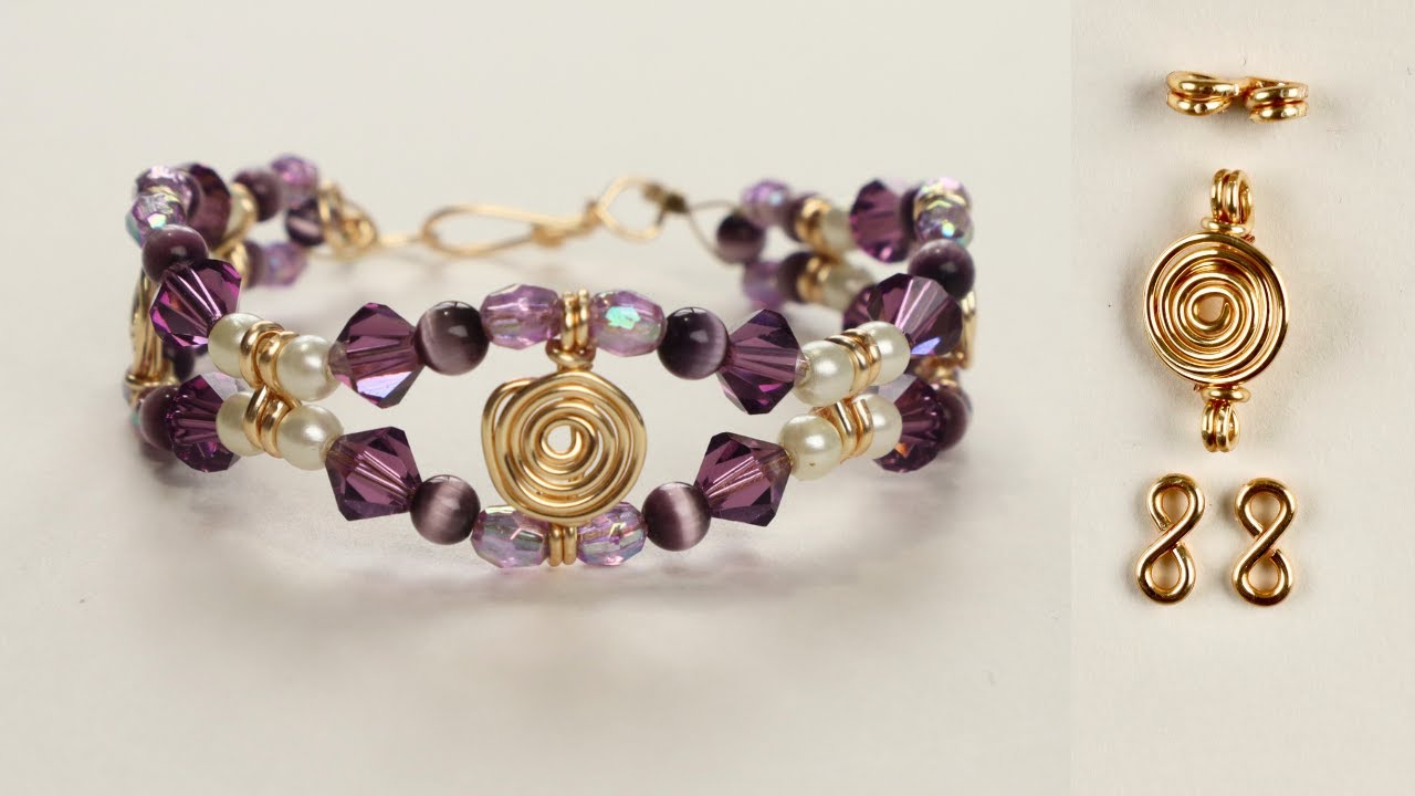 Wire Double Hole Spacer Bead Bracelet Jewelry Making Tip Tuesday Tutorial