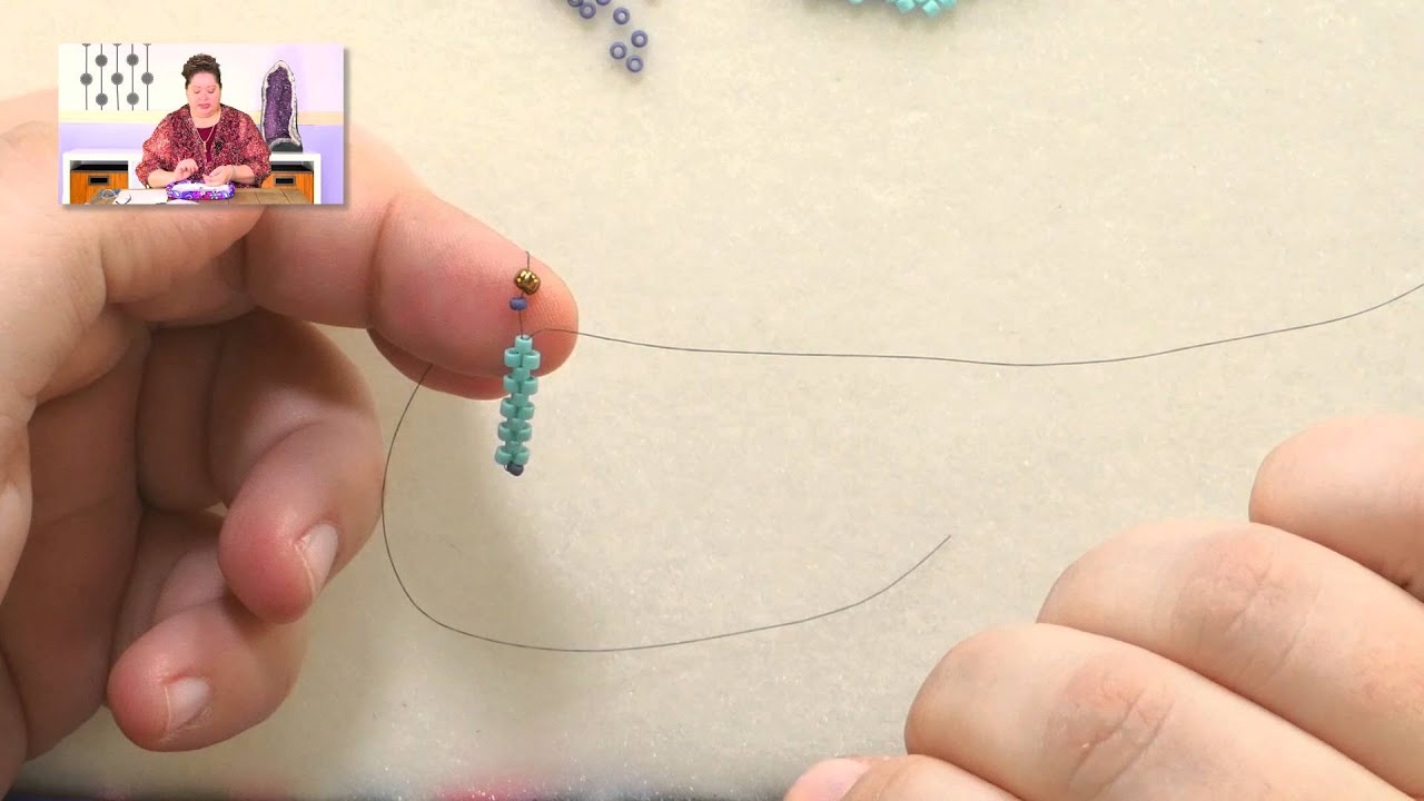 Beadweaving Basics: Diagonal Peyote