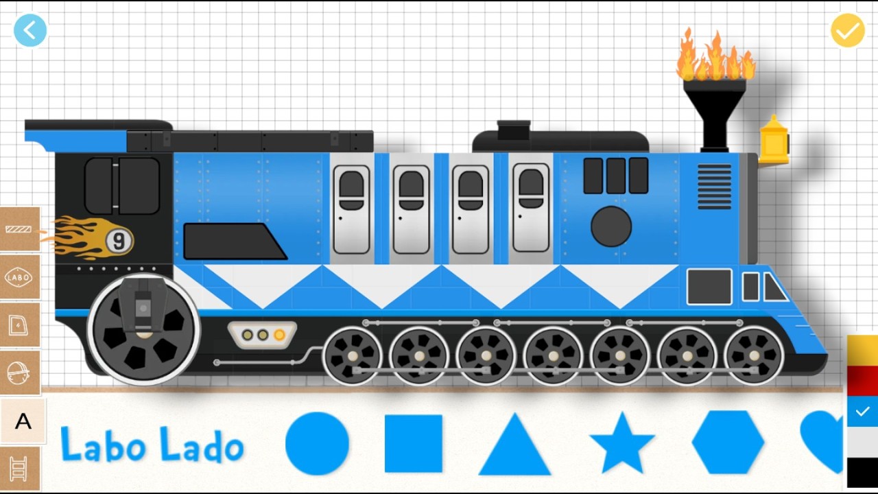 Labo Brick Train - รถไฟอิฐลาโบ คันที่ 87 - By One1