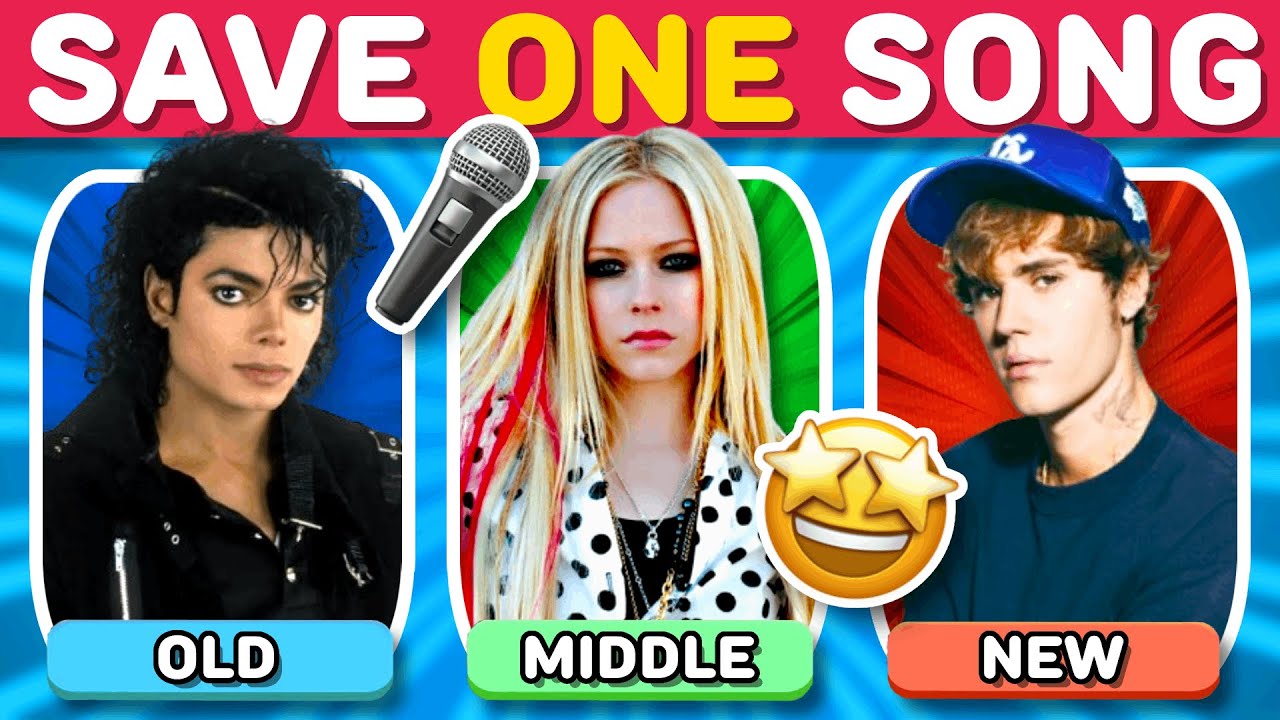 SAVE ONE SONG 🤔 🎤 OLD vs MIDDLE vs NEW | Music Game