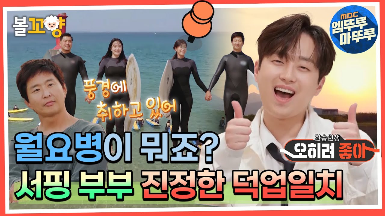 [오히려 좋아] 월요병이 뭐죠? 서핑 부부 진정한 덕업일치 