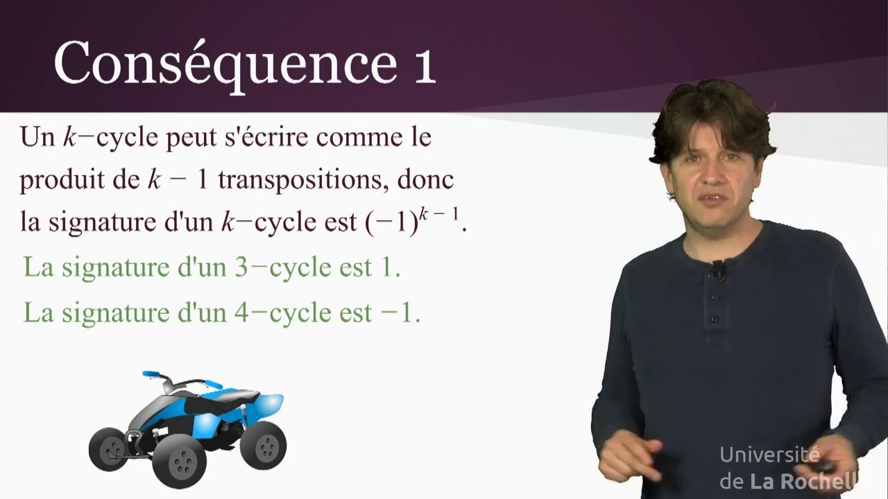Groupe symétrique 5/5 : Signature