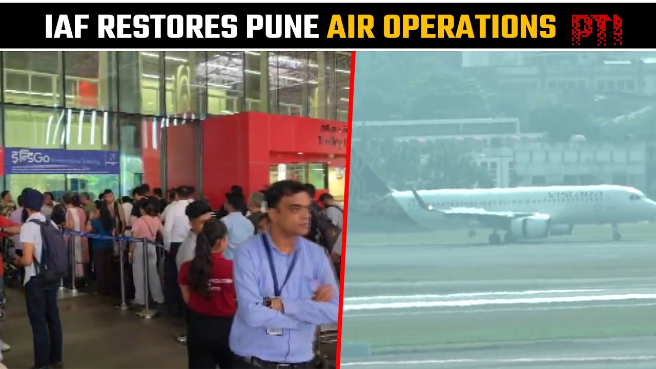 Pune Airport flights resume after IAF jet incident disrupts 91 flights