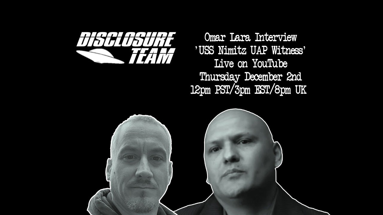 Omar Lara 'USS Nimitz UAP Witness' Interview with Vinnie 
