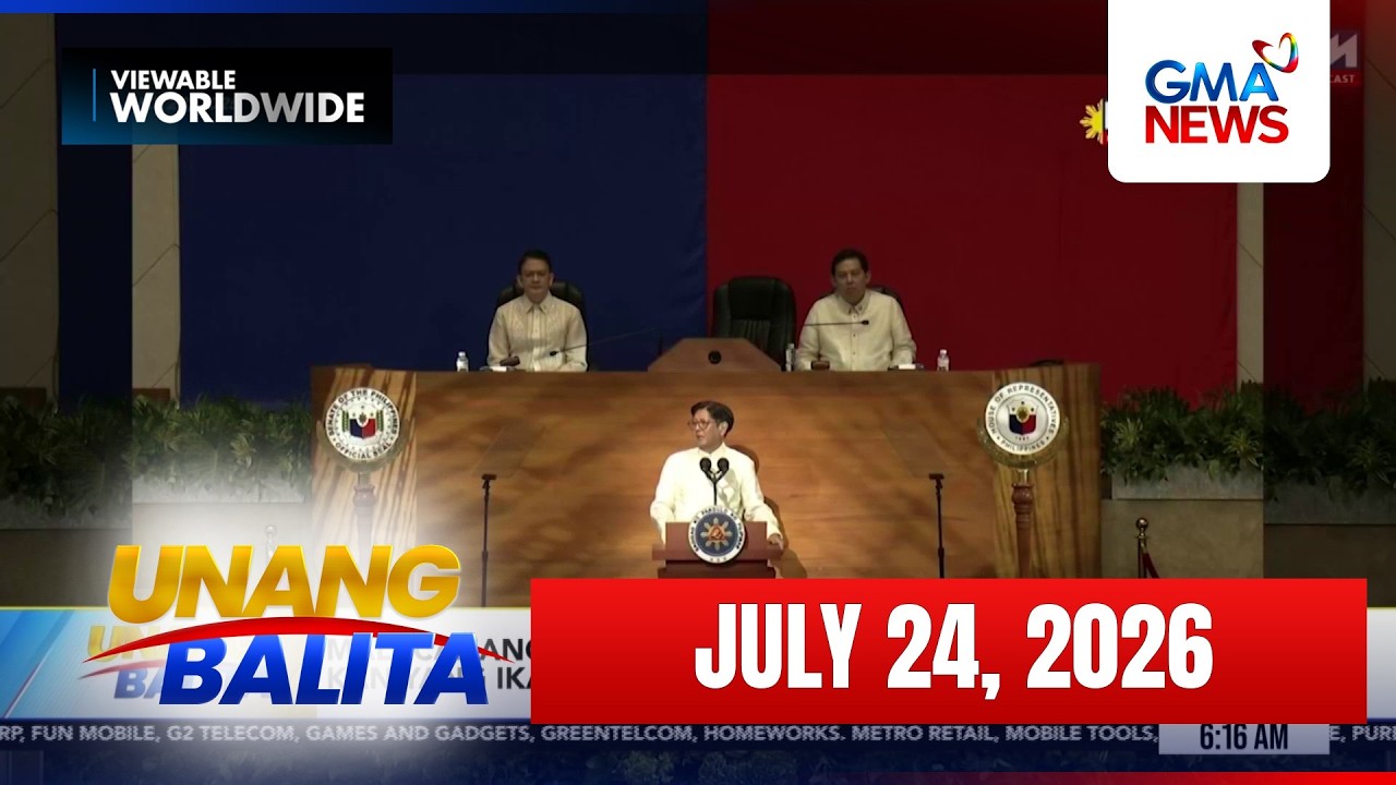 Unang Balita sa Unang Hirit: (Part 1) July 24, 2026 [HD]