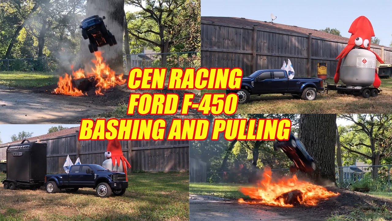 CEN Racing F450 Super Duty Bashing And Pulling