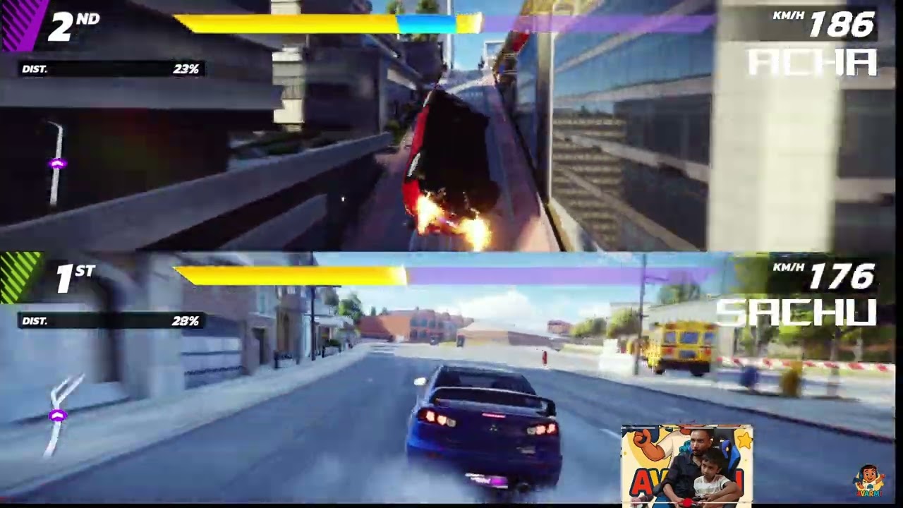 🏎️ Avarmi vs Acha! Split Screen Racing Challenge in Asphalt Legends Unite 🔥