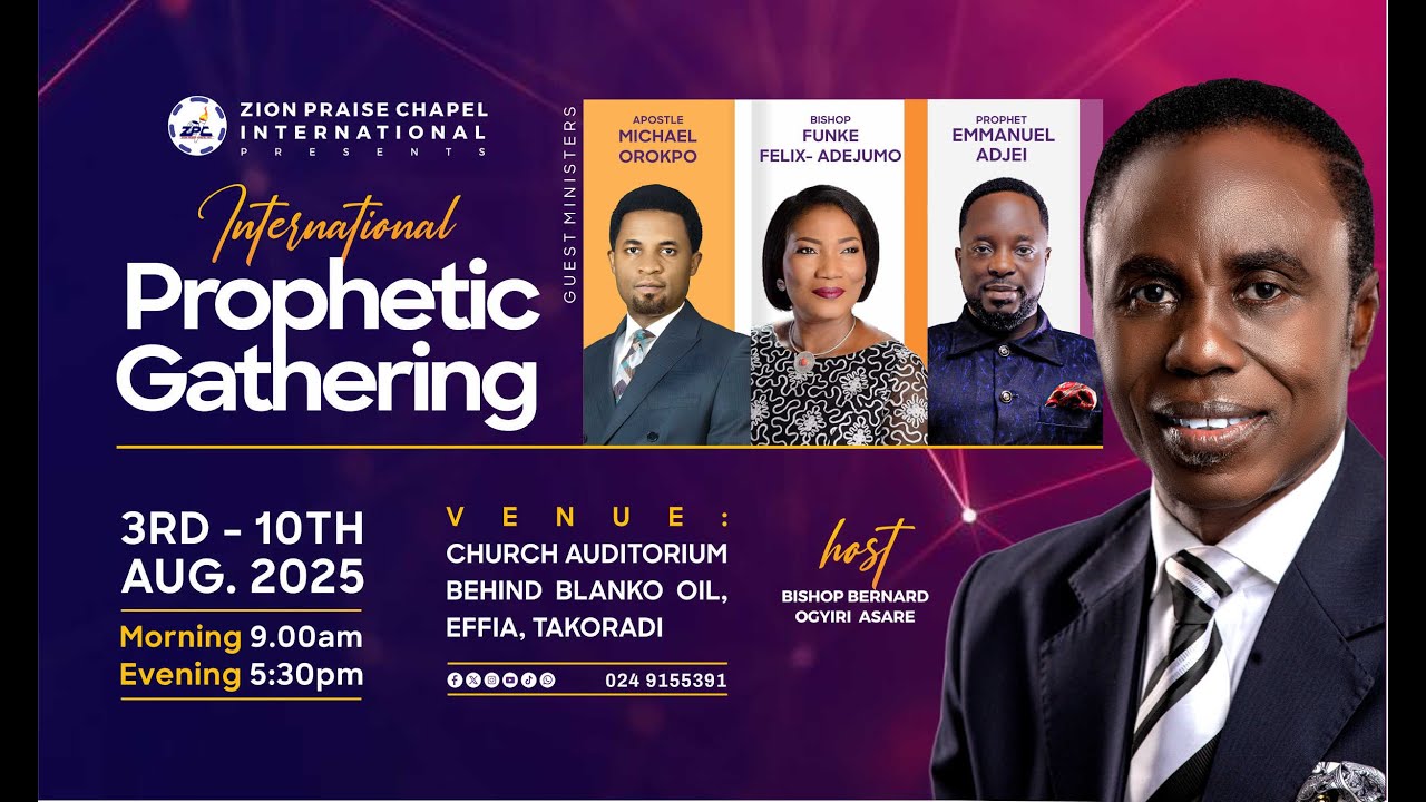 IPG 2025 || DAY 6 - EVENING SESSION || PROPHET EMMANUEL ADJEI || 8TH AUGUST 2025.