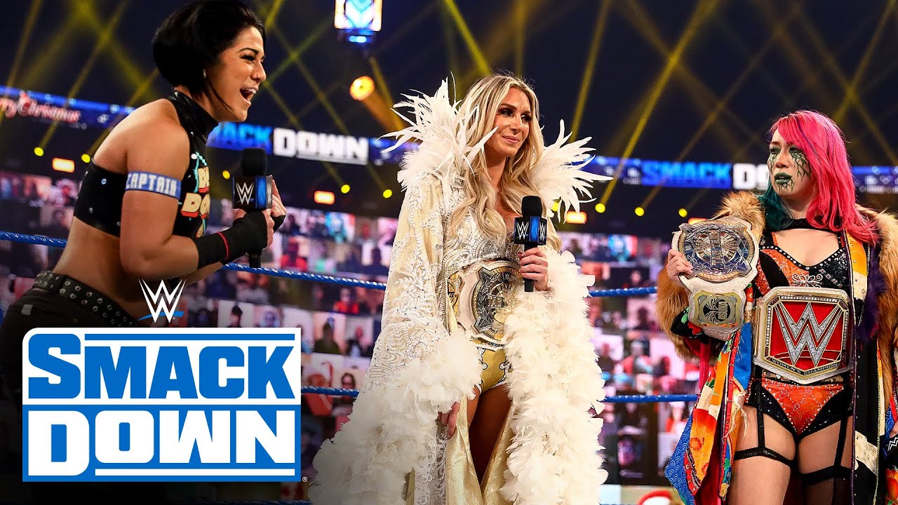 Asuka & Charlotte Flair get interrupted by their SmackDown challengers: SmackDown, Dec. 25, 2020