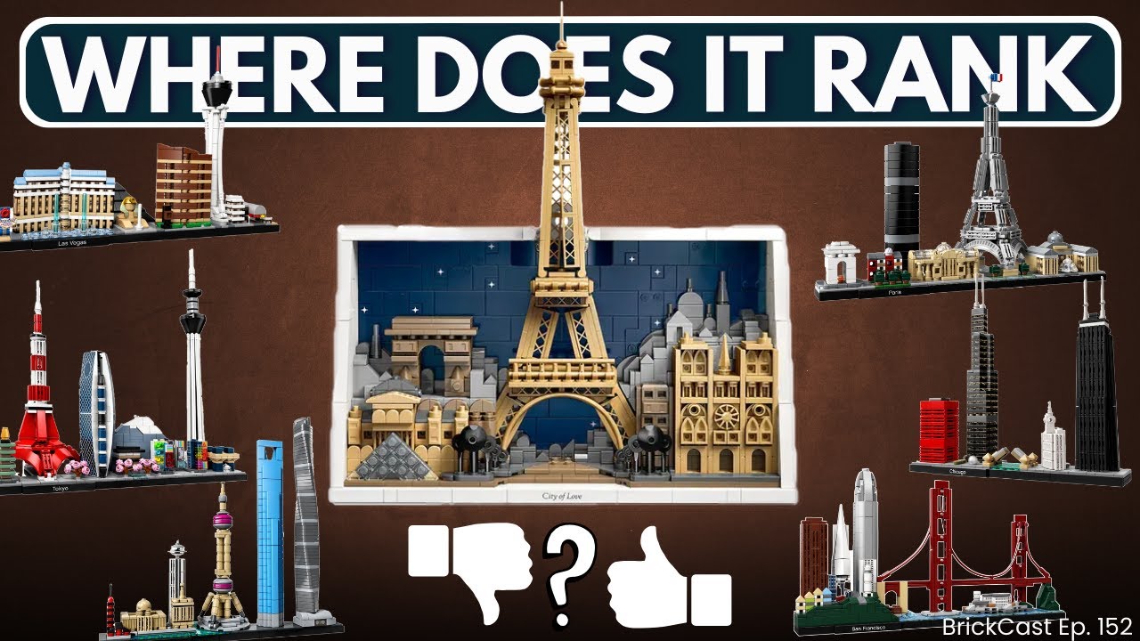 Рейтинг всех наборов LEGO Architecture Skyline — BrickCast, выпуск 152.