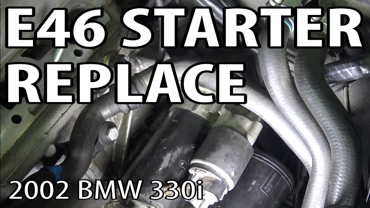 BMW E46 Starter Replacement DIY