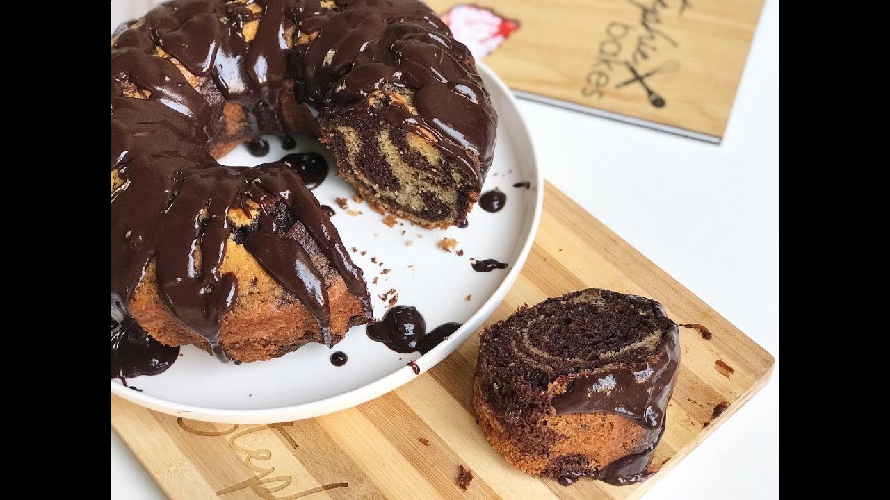 Marble Cake - الكيك الرخامي