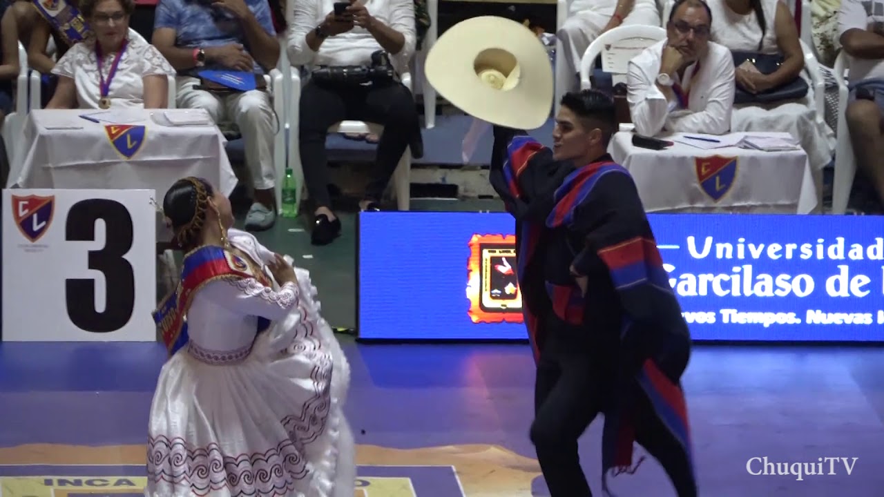 Jimena Alza y Jose Espinoza. Entrega de los Campeones Mundiales Junior. Trujillo 2020
