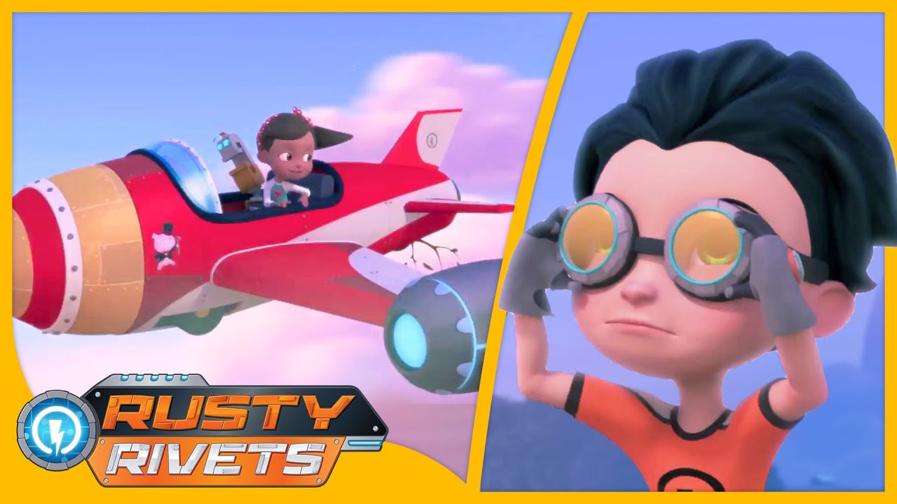 Rusty’s Night Lights ✈️ | Rusty Rivets Full Episodes + More Cartoons for Kids