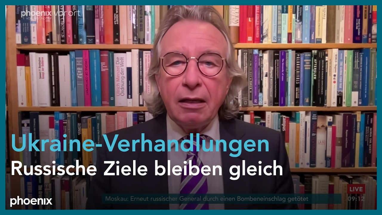 Prof. Thomas Jäger zu den Friedensverhandlungen für die Ukraine am 22.12.25